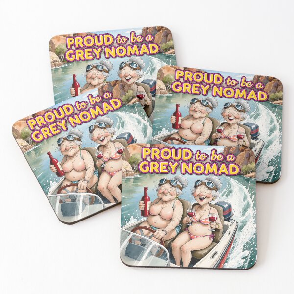 Item preview, Proud to be a Grey Nomad designed and sold by Huskyyy Designs.