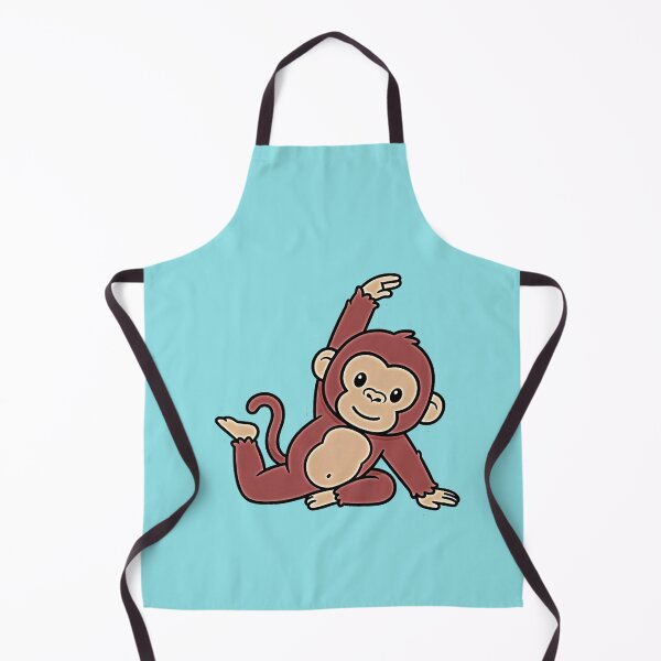 Item preview, Cute Yoga Monkey Stretching Kawaii Animal Fitness Sticker designed and sold by zohocreations.