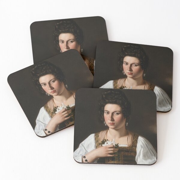 Item preview, Caravaggio Portrait of a Courtesan Classical Baroque Painting designed and sold by TheSoulOfArt.