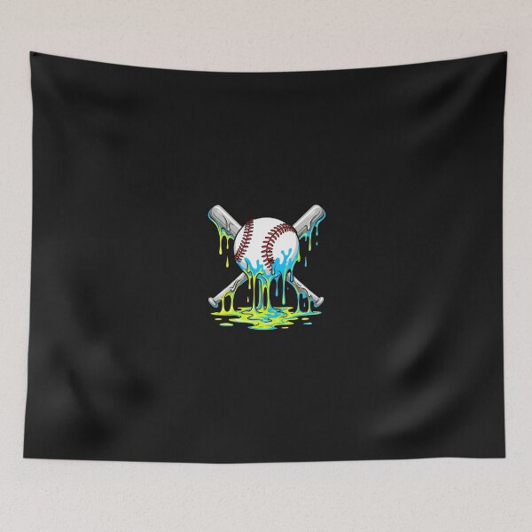 Item preview, Baseball Ice Cream Drip Style designed and sold by Le7yaStore.