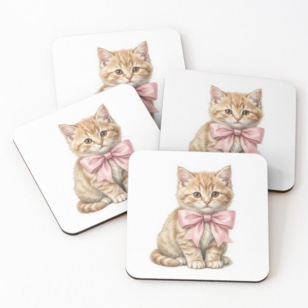 Item preview, Cute School Kitten – Vintage Aesthetic Cat Stickers designed and sold by sam54796.