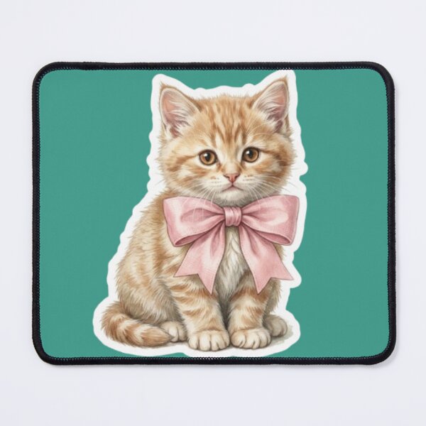 Item preview, Cute School Kitten – Vintage Aesthetic Cat Stickers designed and sold by sam54796.