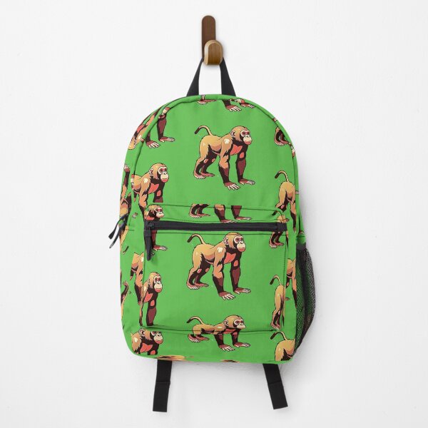 Item preview, Artistic Golden Primate - Curious Standing Monkey Wildlife Sticker designed and sold by zohocreations.