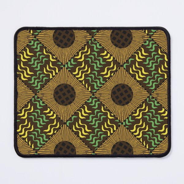 Item preview, Diamond Plaid Sunflowers and Grassy Weaves Print 1 designed and sold by Daniel Bevis Design.