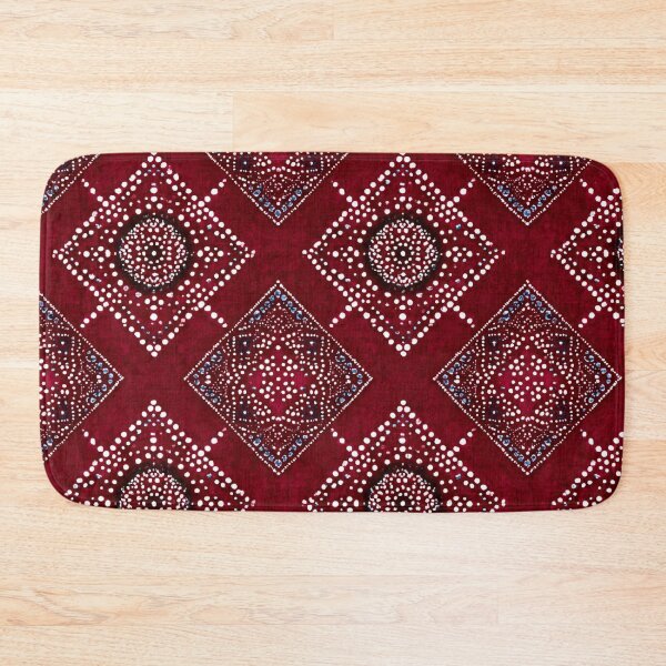 Item preview, Indian Bandhani Pattern – Ethnic Tie-Dye Dots Seamless Fabric Print designed and sold by OpenDreamArts.