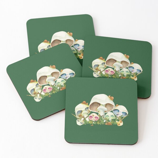 Item preview, Mushrooms and Garden Snails designed and sold by Karin Taylor.
