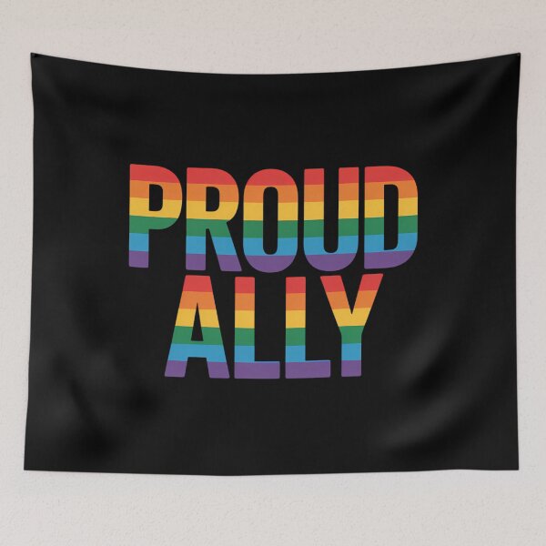Item preview, Proud Ally Trans Gay Lesbian Transgender Pride LGBTQ Support designed and sold by HellD3vil-Art.