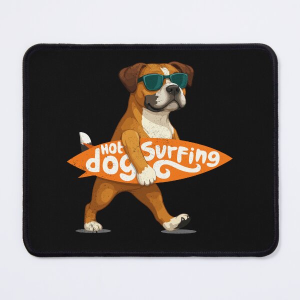 Item preview, HOT DOG SURFING - BOXER DOG | Pets and Dogs lovers for Men and Women t-shirt designed and sold by panchiTWO.