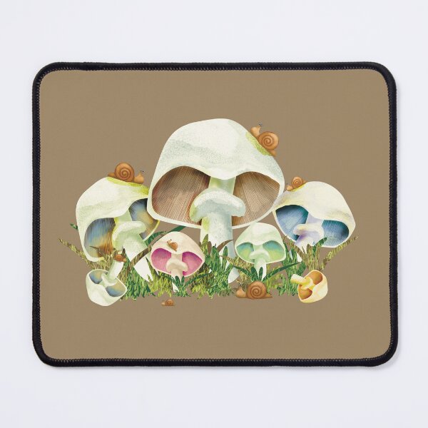 Item preview, Mushrooms and Garden Snails designed and sold by Karin Taylor.