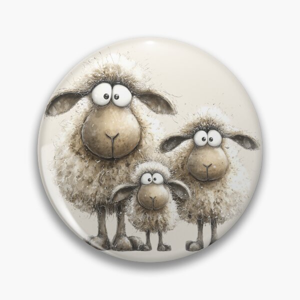 Item preview, Gorgeous Sheep ' The Fluff Berries ’ BY SHiRLeY MacARTHuR designed and sold by Shirley MacArthur Art.