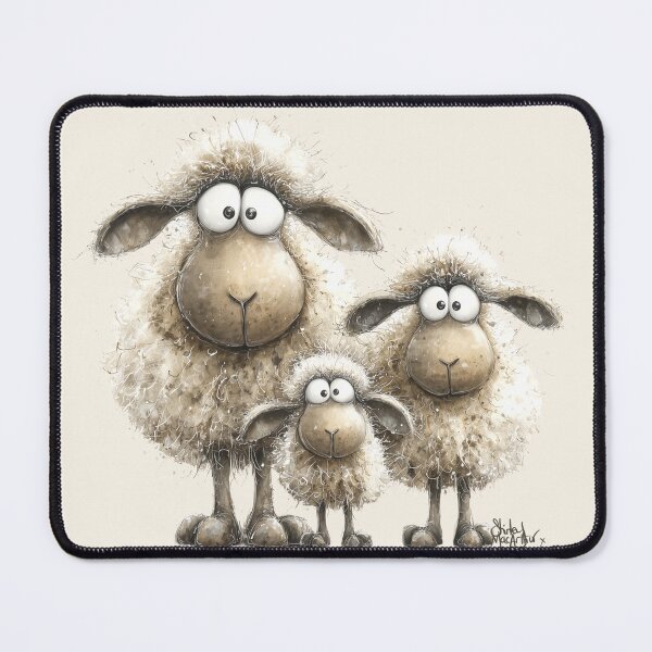 Item preview, Gorgeous Sheep ' The Fluff Berries ’ BY SHiRLeY MacARTHuR designed and sold by Shirley MacArthur Art.