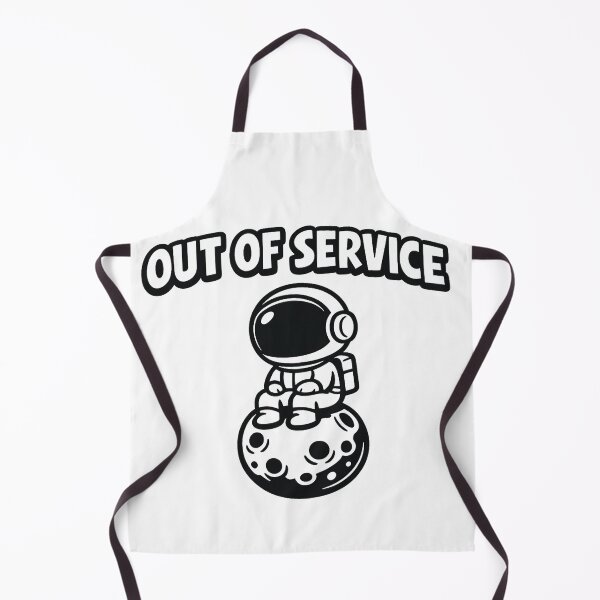 Item preview, Out Of Service Astronaut Funny Minimal Space Design designed and sold by Echo-Draw.
