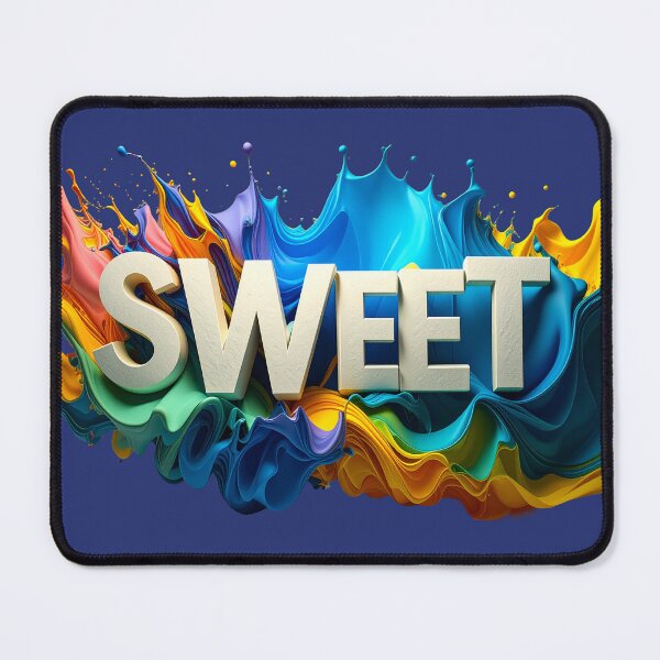 Item preview, Sweet 3D Puffy Gummy Candy Typography Art designed and sold by icemanphotos.