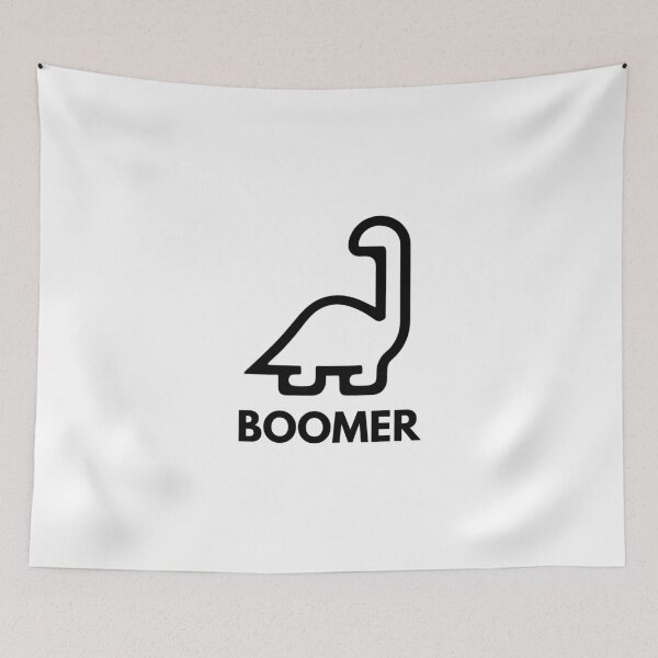 Item preview, Boomer Humor Old People Dinosaur Novelty Gift Greatest Generation Boomers designed and sold by Space Ghettos.