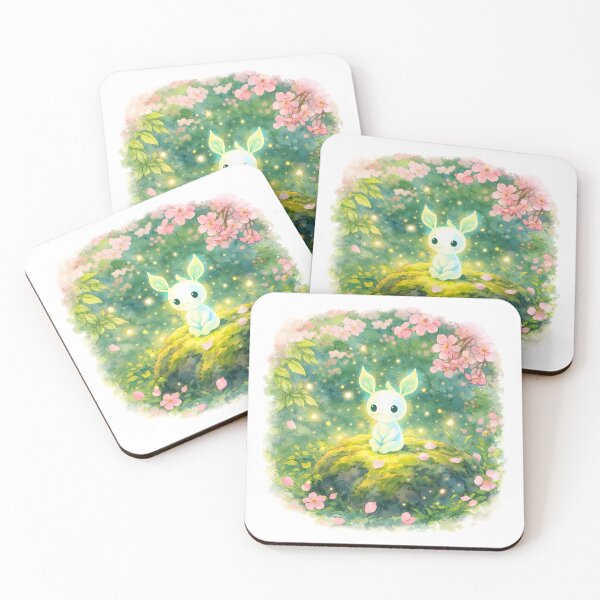 Item preview, Forest Spirit in Sakura Garden - Aesthetic Japanese Nature Art designed and sold by Art-Selling.