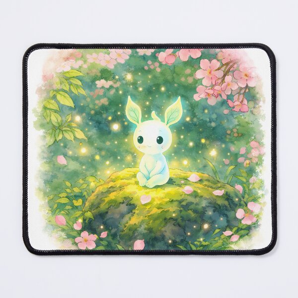 Item preview, Forest Spirit in Sakura Garden - Aesthetic Japanese Nature Art designed and sold by Art-Selling.