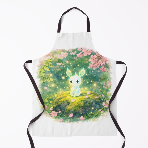 Item preview, Forest Spirit in Sakura Garden - Aesthetic Japanese Nature Art designed and sold by Art-Selling.