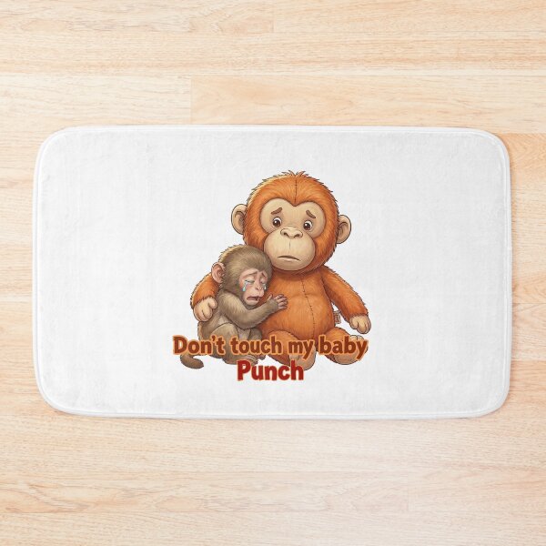Item preview, Don't Touch My Baby Punch - Sad Viral Monkey Protection designed and sold by KubbyArt.