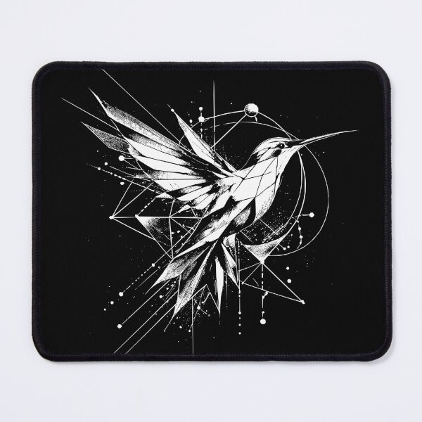 Item preview, Flying Humming Bird, Abstract Geometric Shape, Hummingbird Geometry. designed and sold by PrimitiveTees.