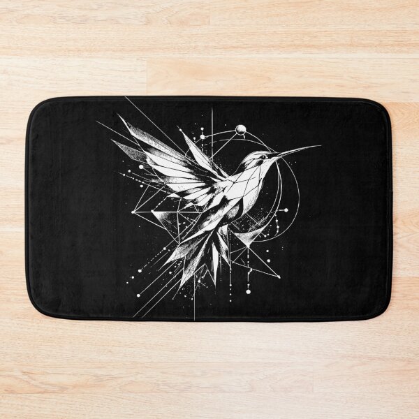 Item preview, Flying Humming Bird, Abstract Geometric Shape, Hummingbird Geometry. designed and sold by PrimitiveTees.