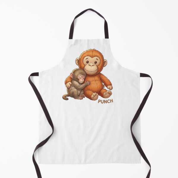 Item preview, Punch Baby Monkey Hugging Stuffed Orangutan. designed and sold by KubbyArt.