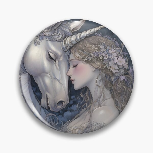 Item preview, Art Nouveau Unicorn Fantasy designed and sold by Drinn Gardt.