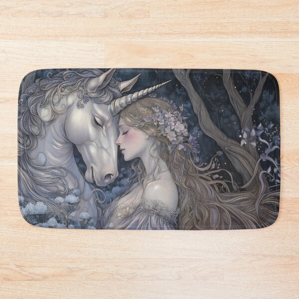 Item preview, Art Nouveau Unicorn Fantasy designed and sold by Drinn Gardt.