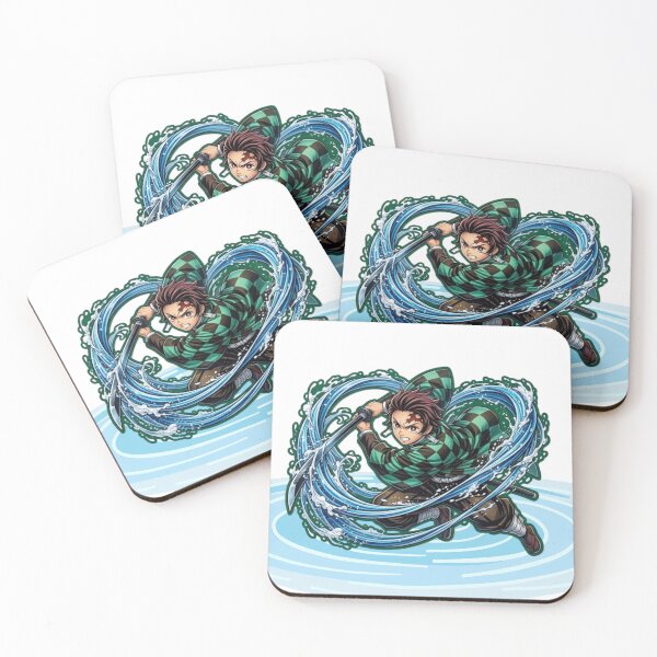 Item preview, Tanjiro Kamado Water Breathing Anime Sticker designed and sold by stikkr.
