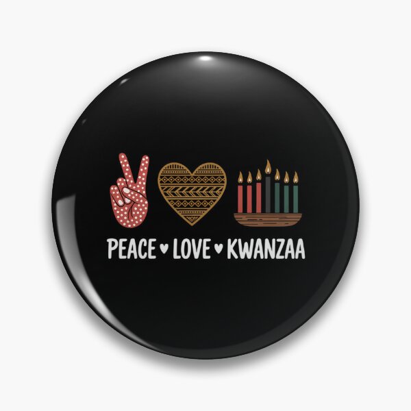 Artikelvorschau, Frieden, Liebe, Kwanzaa, Afrikanisch, Fröhliches Kwanzaa, Passende entworfen und verkauft von HellD3vil-Art.