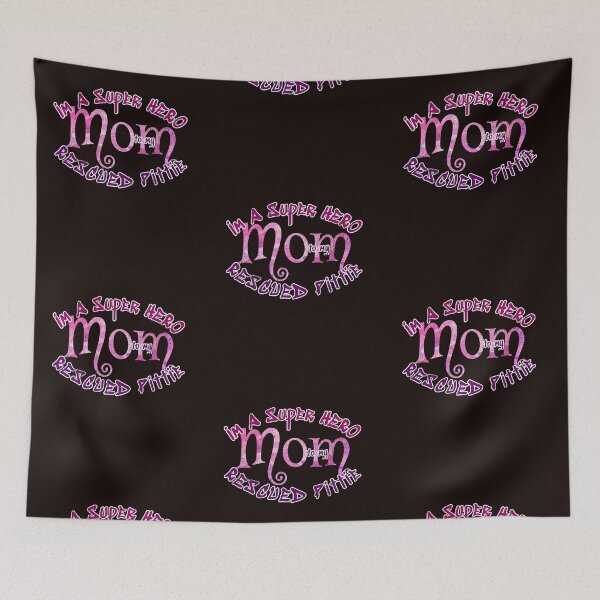 Item preview, Super Hero Mom To My Rescued Pit Bull Dog  designed and sold by walkingrock.