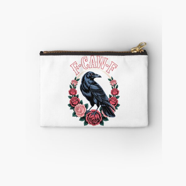 Item preview, Gothic Raven Halloween F Caw F Crow Rose designed and sold by PunkNation-Arts.