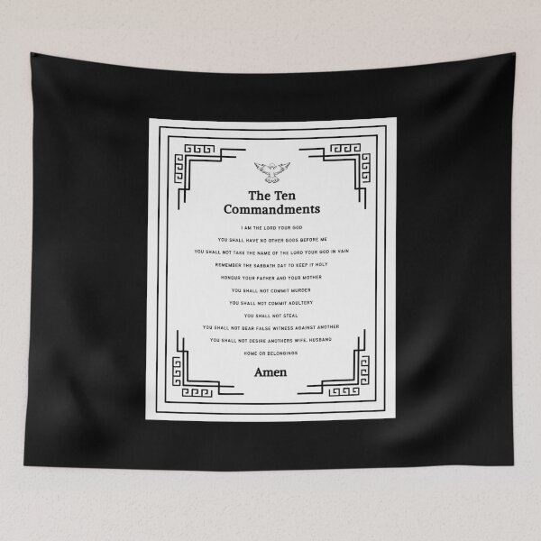 Item preview, THE TEN COMMANDMENTS, GOD, YHWH, GODS LAW designed and sold by AASparksDesigns.