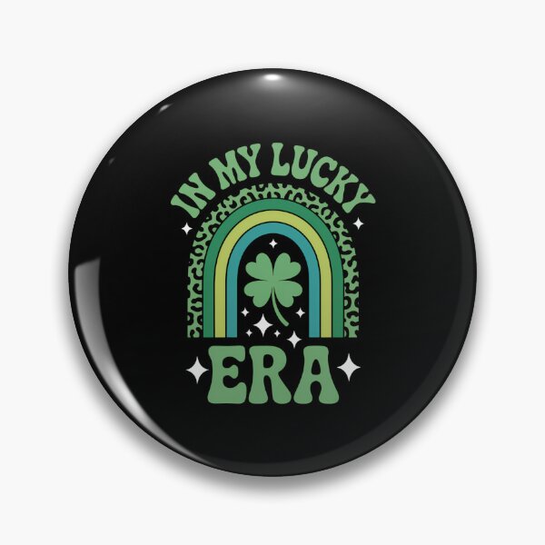 Item preview, Groovy In My Lucky Era St Patricks Day Shamrock Lucky Charm designed and sold by PunkNation-Arts.