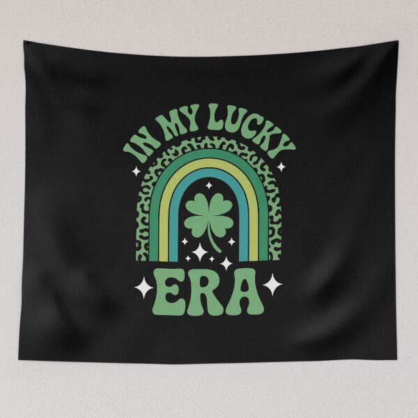 Item preview, Groovy In My Lucky Era St Patricks Day Shamrock Lucky Charm designed and sold by PunkNation-Arts.