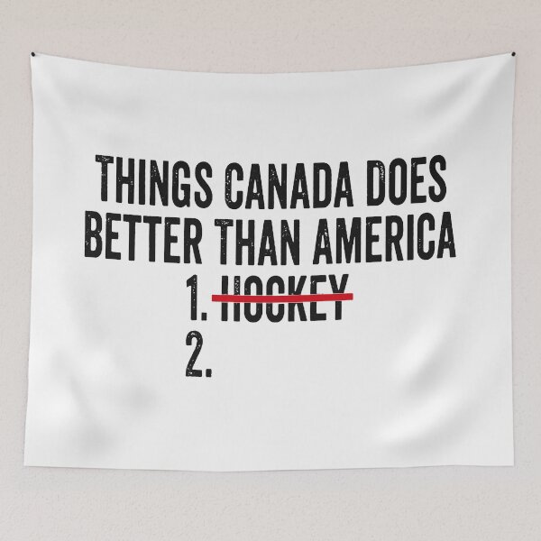 Item preview, Things Canada Does Better Than America 1. Hockey 2. USA Patriot Hockey Humor  designed and sold by bookerlucy.
