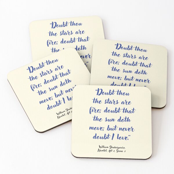 Item preview, Cool Shakespeare Quote from Hamlet designed and sold by CharlottePlaceArt.