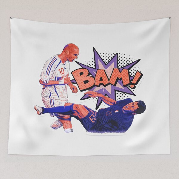 Item preview, Kung Foot – Retro comic book style with headbutt – Pop Art Football Fight designed and sold by Wawan35200.