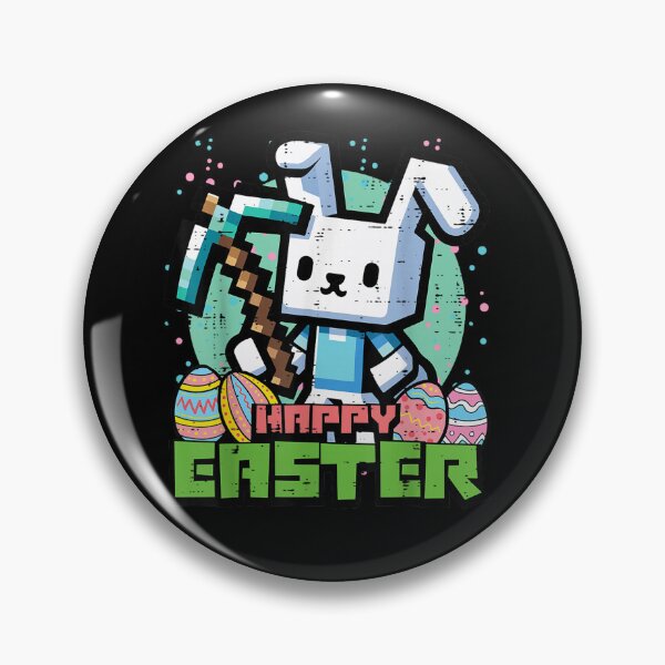 Item preview, Happy Easter Bunny Pixel Game Gaming Gamer designed and sold by koffmannohe.