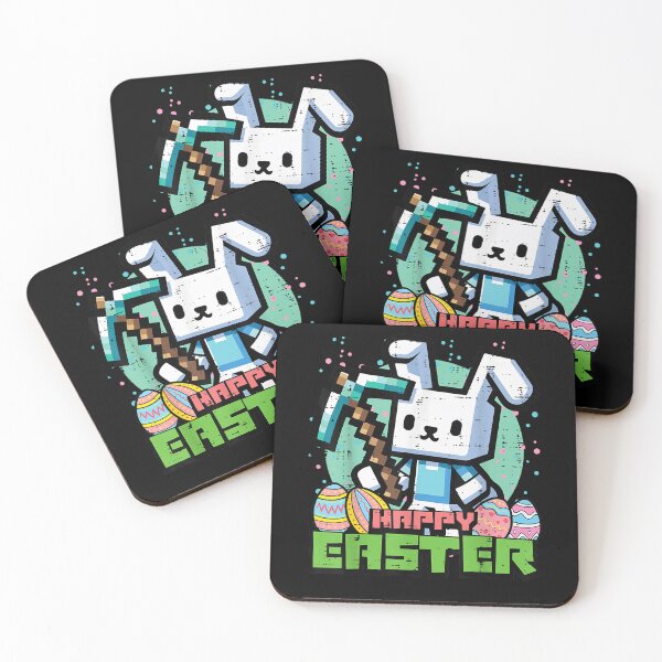 Item preview, Happy Easter Bunny Pixel Game Gaming Gamer designed and sold by koffmannohe.