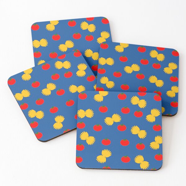 Item preview, Farfalle with tomato (Blue) designed and sold by Lush Brush & Line.