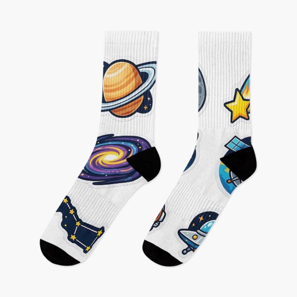 Item preview, Cosmic Space Exploration and Galaxy Adventure Sticker Pack designed and sold by KINGSMILESTORE.