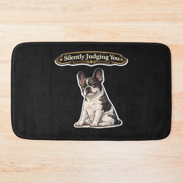 Item preview, Silently Judging You French Bulldog – Sarcastic Funny Dog Meme Sticker designed and sold by Frenchie Fever.