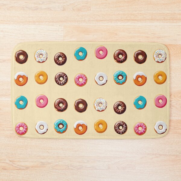 Item preview, Colorful Glazed Donuts Pop Art Grid Pattern designed and sold by AlxVel.