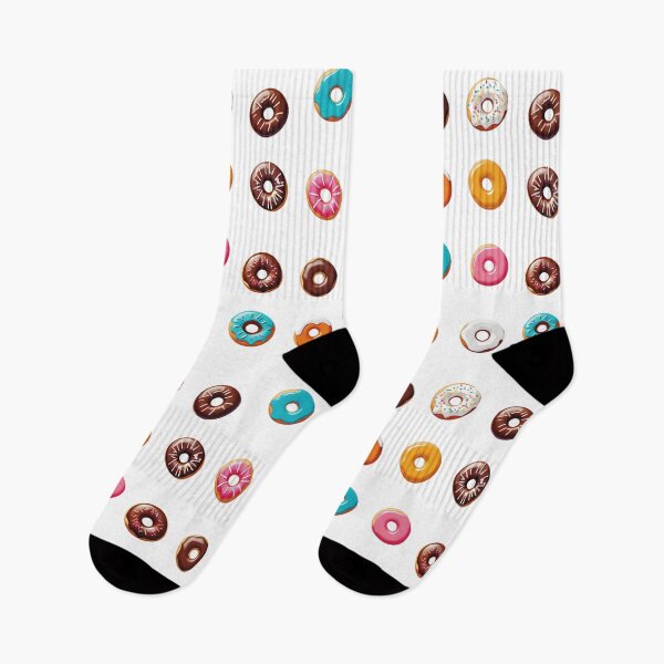 Item preview, Colorful Glazed Donuts Pop Art Grid Pattern designed and sold by AlxVel.