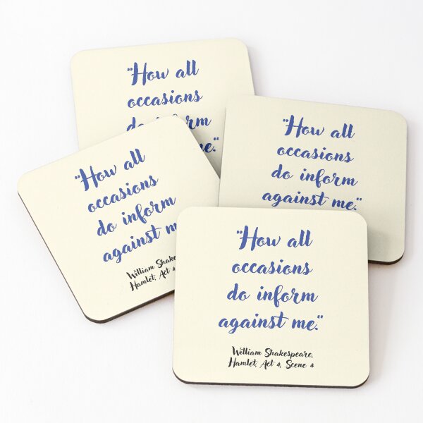 Item preview, Shakespeare Quote from Hamlet designed and sold by CharlottePlaceArt.