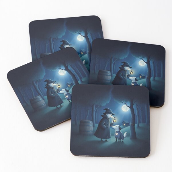 Item preview, Midnight Lantern – Whimsical Night Walk with Loyal Friend designed and sold by Whimsical Hug.