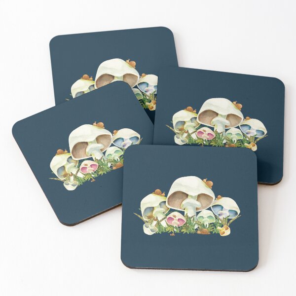Item preview, Mushrooms and Garden Snails designed and sold by Karin Taylor.