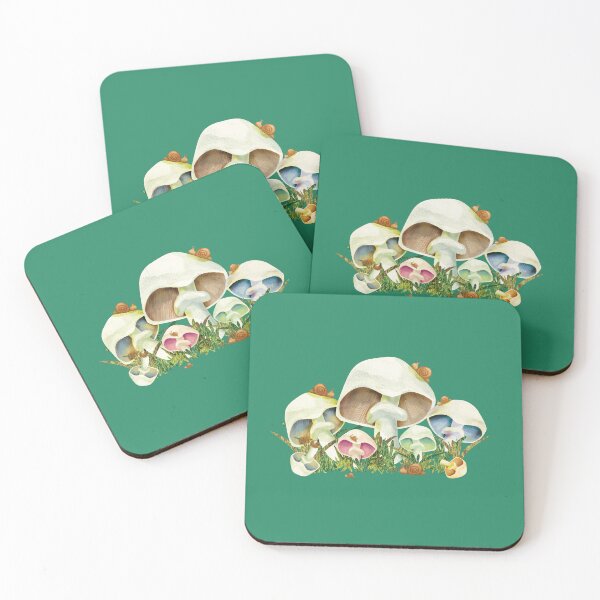 Item preview, Mushrooms and Garden Snails designed and sold by Karin Taylor.