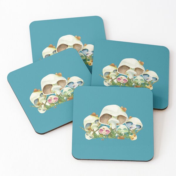 Item preview, Mushrooms and Garden Snails designed and sold by Karin Taylor.