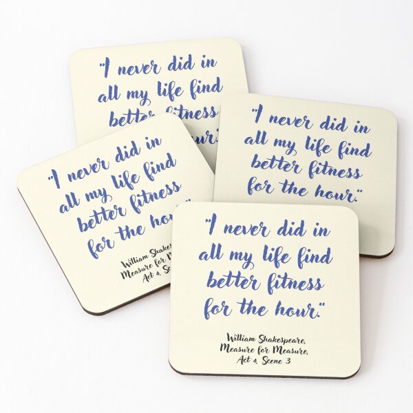 Item preview, Lit Shakespeare Quote from Measure for Measure designed and sold by CharlottePlaceArt.